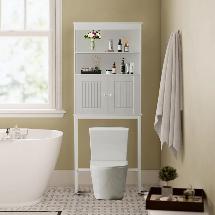 Latitude Run® Freestanding OverTheToilet Storage Wayfair